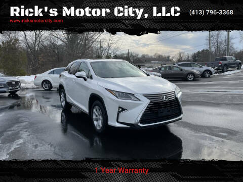 2016 Lexus RX 350 for sale at Rick's Motor City, LLC in Springfield MA