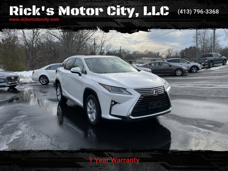2016 Lexus RX 350 for sale at Rick's Motor City, LLC in Springfield MA