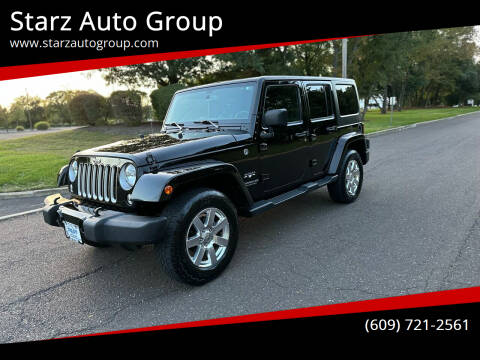2016 Jeep Wrangler Unlimited for sale at Starz Auto Group in Delran NJ