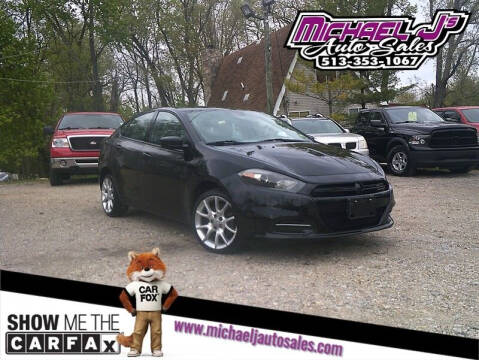 2013 Dodge Dart for sale at MICHAEL J'S AUTO SALES in Cleves OH