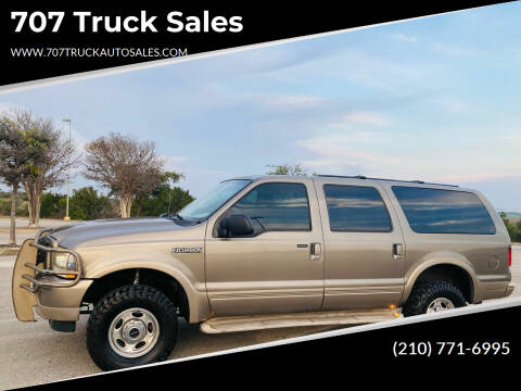 2004 Ford Excursion for sale at 707 Truck Sales in San Antonio TX