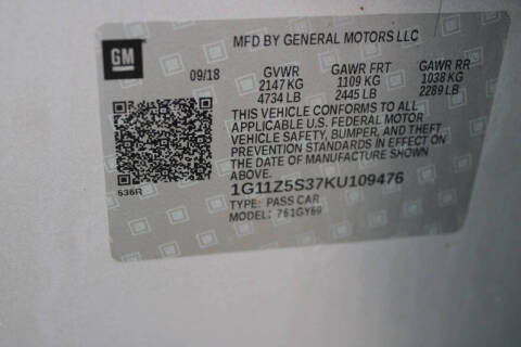 2019 Chevrolet Impala LT