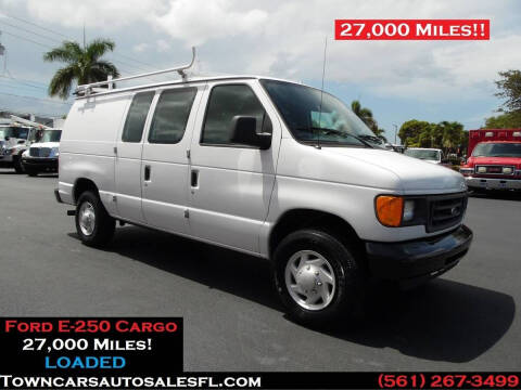 2007 Ford E-250 for sale at Town Cars Auto Sales in West Palm Beach FL