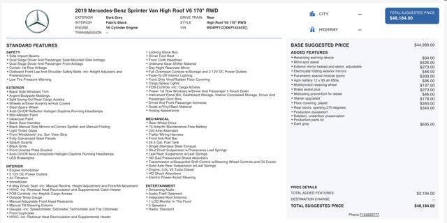 2019 Mercedes-Benz Sprinter