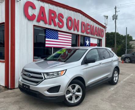 2015 Ford Edge for sale at Cars On Demand 2 in Pasadena TX