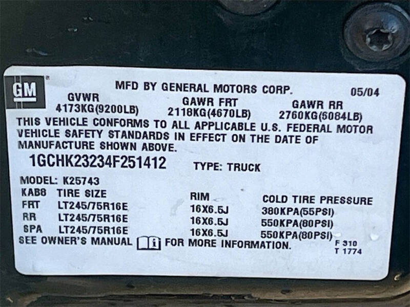 2004 Chevrolet Silverado 2500HD