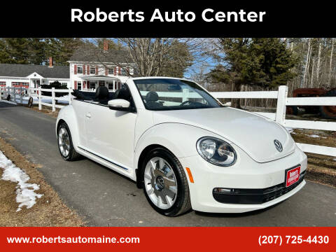 2013 Volkswagen Beetle Convertible for sale at Roberts Auto Center in Bowdoinham ME
