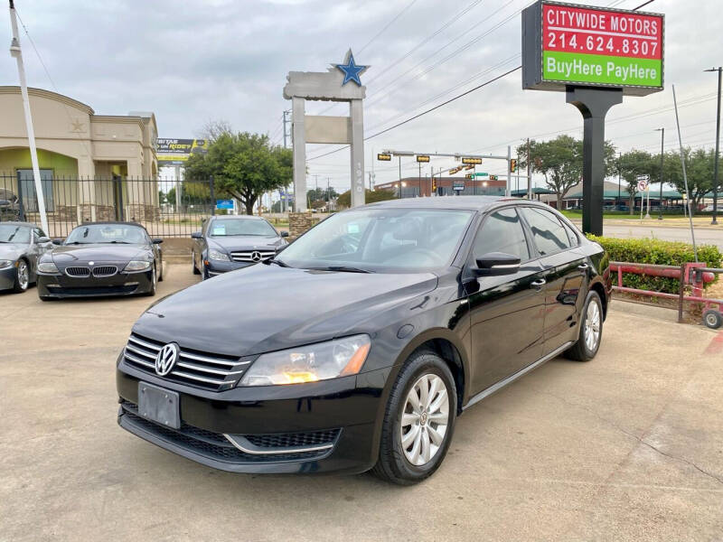 2013 Volkswagen Passat for sale at CityWide Motors in Garland TX
