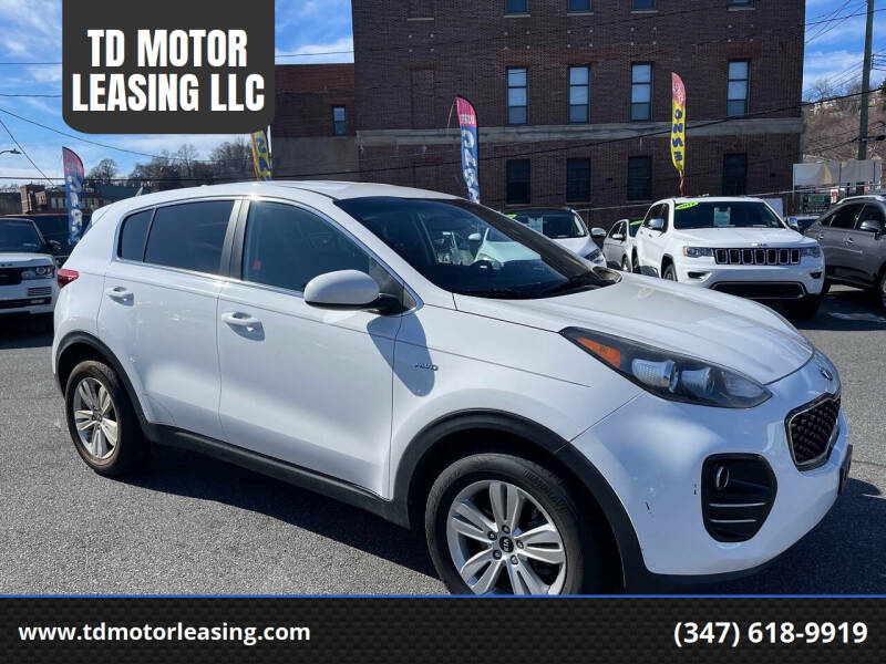 2017 Kia Sportage for sale at TD MOTOR LEASING LLC in Staten Island NY