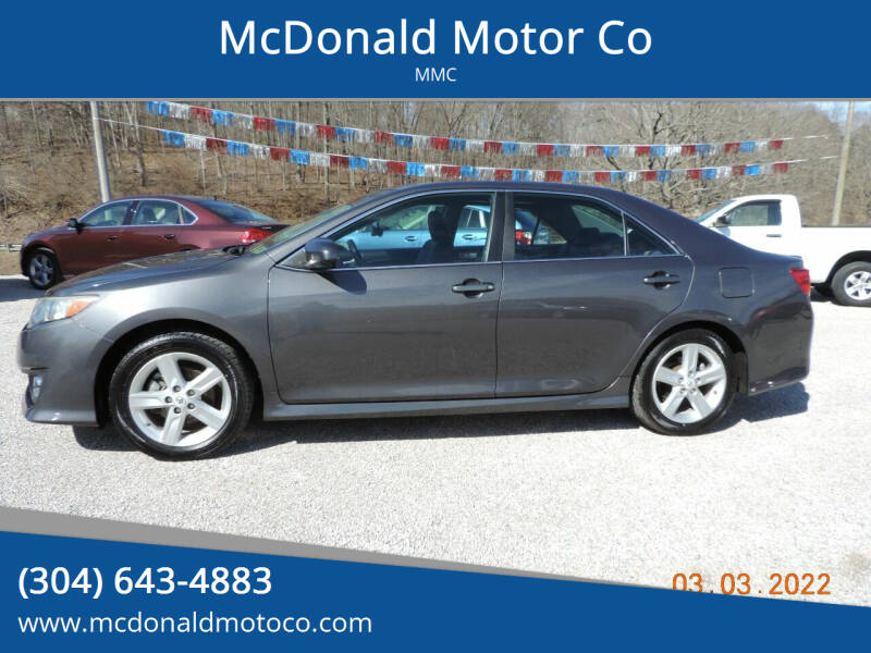 2012 Toyota Camry for sale at McDonald Motor Co in Harrisville WV