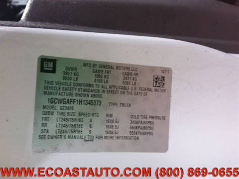 2017 Chevrolet Express 2500