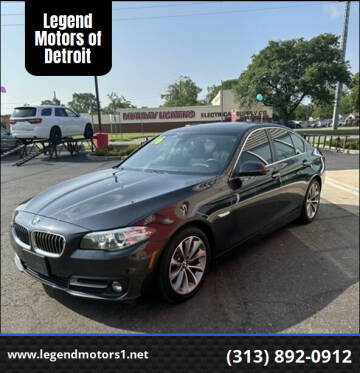 2016 BMW 5 Series for sale at Legend Motors of Waterford - Legend Motors of Detroit in Detroit MI