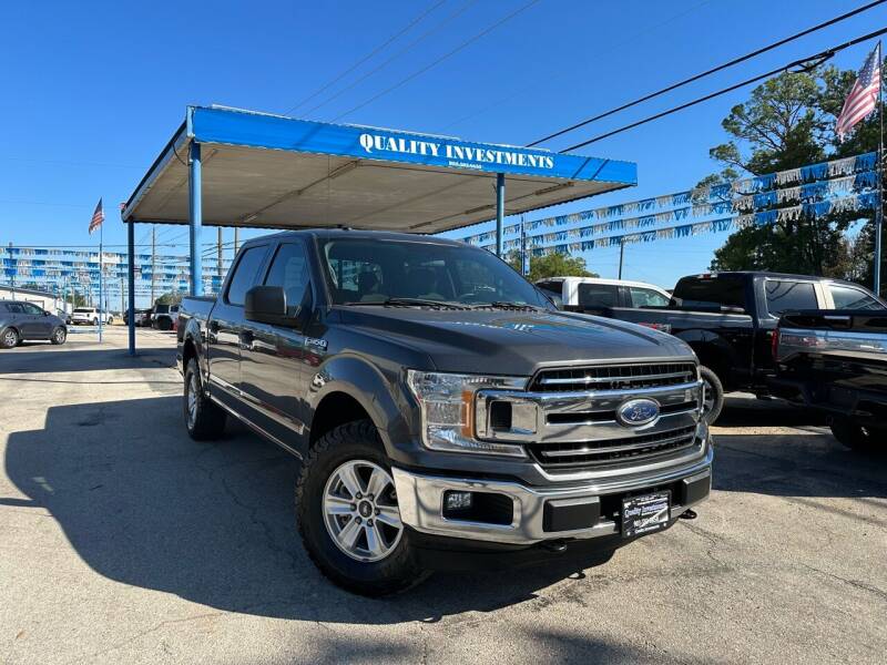 2018 Ford F-150 for sale at Quality Investments in Tyler TX