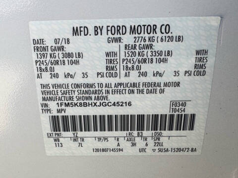 2018 Ford Explorer