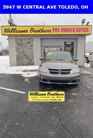 2012 Dodge Avenger for sale at Williams Brothers Pre-Owned Monroe in Monroe MI