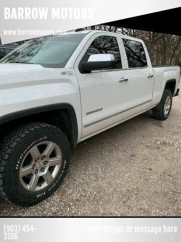 2015 GMC Sierra 1500 for sale at BARROW MOTORS in Campbell TX