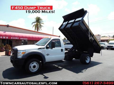2012 Ford F-450 Super Duty for sale at Town Cars Auto Sales in West Palm Beach FL