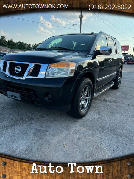 2013 Nissan Armada for sale at Auto Town in Tulsa OK
