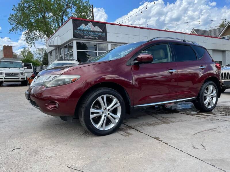 2010 Nissan Murano for sale at Rocky Mountain Motors LTD in Englewood CO