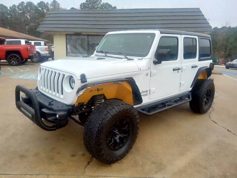 2020 Jeep Wrangler Unlimited for sale at CAPITAL CITY MOTORS in Brandon MS