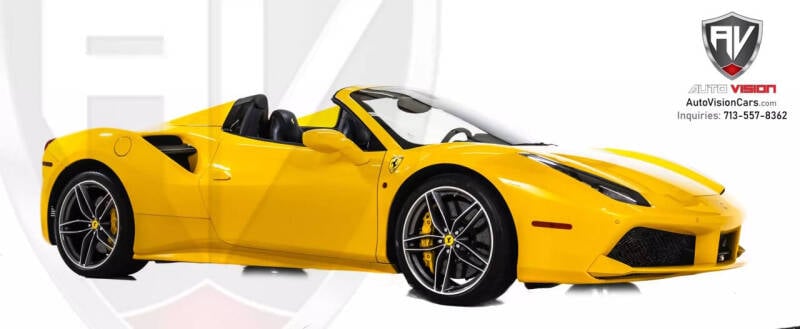 2017 Ferrari 488 Spider for sale at Auto Vision in Houston TX