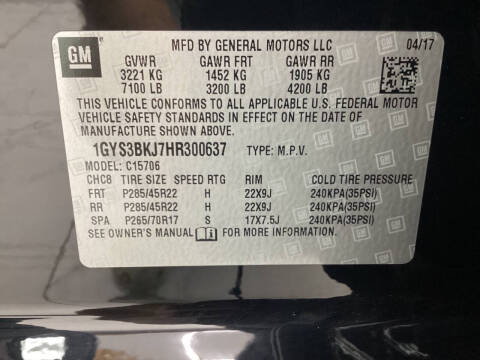 2017 Cadillac Escalade Luxury