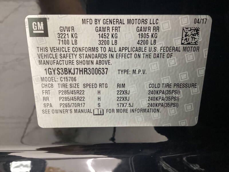 2017 Cadillac Escalade Luxury