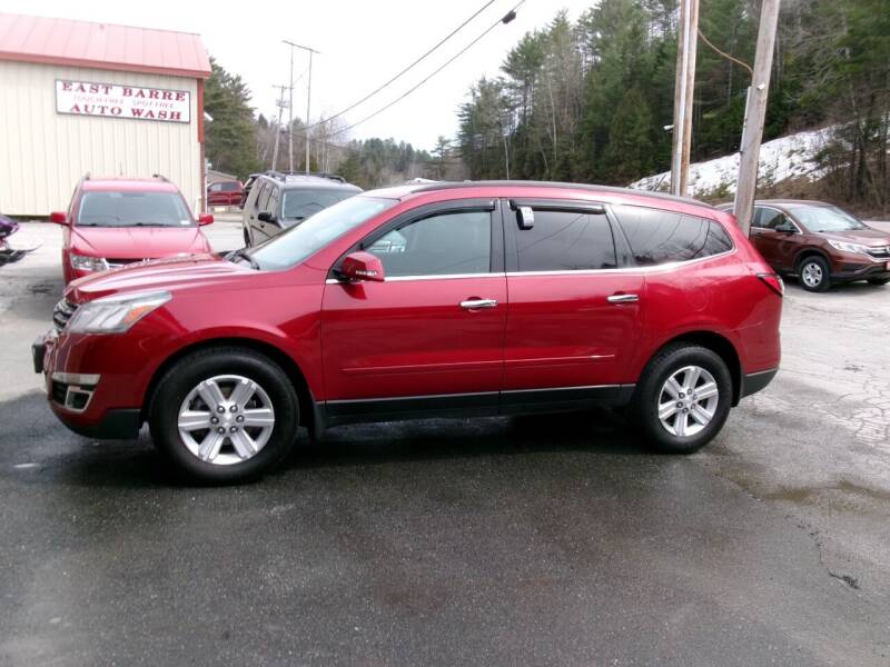 2013 Chevrolet Traverse for sale at East Barre Auto Sales, LLC in East Barre VT