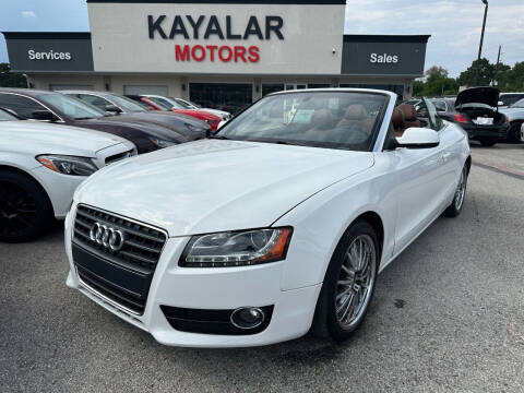 2010 Audi A5 for sale at KAYALAR MOTORS in Houston TX