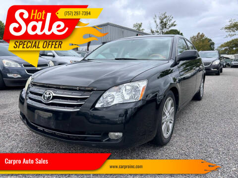 2006 Toyota Avalon for sale at Carpro Auto Sales in Chesapeake VA