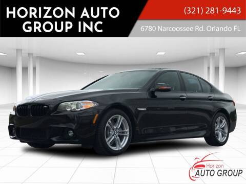 2014 BMW 5 Series for sale at HORIZON AUTO GROUP INC in Orlando FL