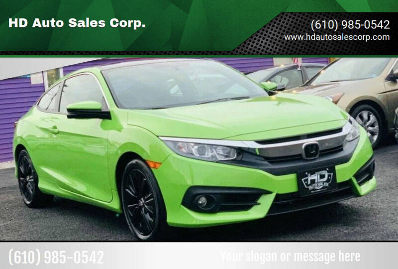 2017 Honda Civic for sale at HD Auto Sales Corp. in Reading PA