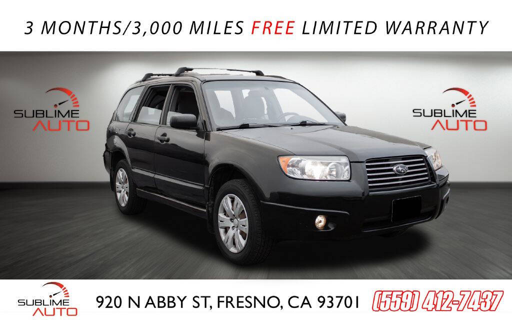 2008 Subaru Forester for sale at SUBLIME AUTO in Fresno, CA