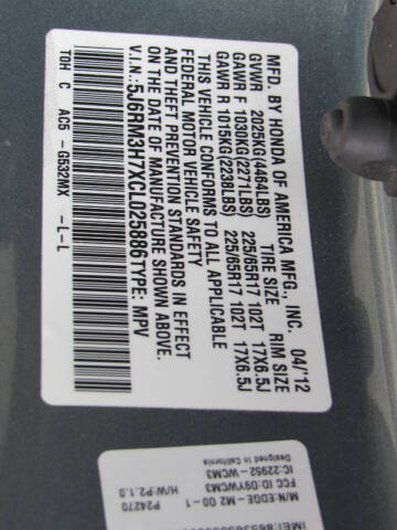 2012 Honda CR-V EX-L