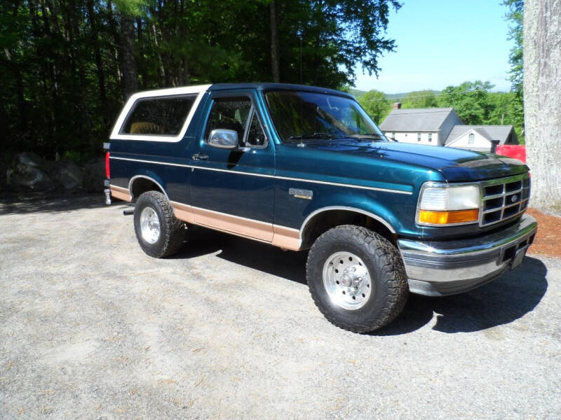 1995 Ford Bronco for sale at Fox Motors in Hampden MA