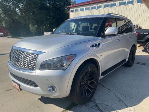2014 Infiniti QX80 for sale at Azteca Auto Sales LLC in Des Moines IA