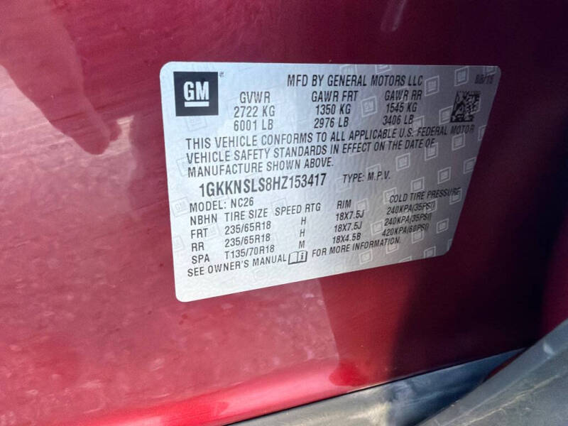 2017 GMC Acadia SLE-2