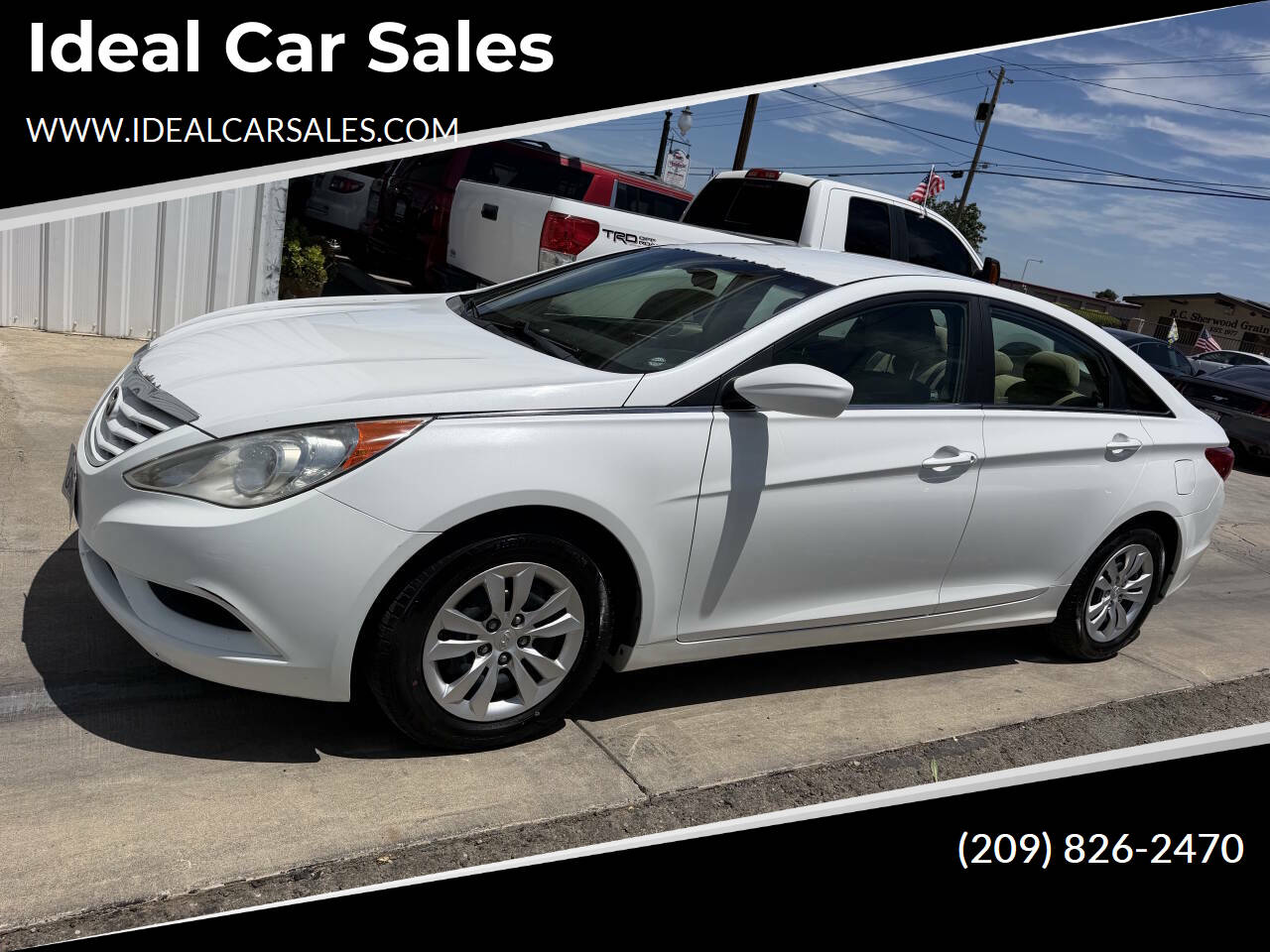 White 2011 Hyundai SONATA GLS GLS 4dr Sedan 6A 1