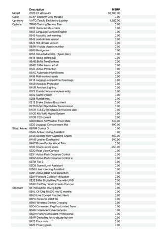 2026 BMW X7 xDrive40i