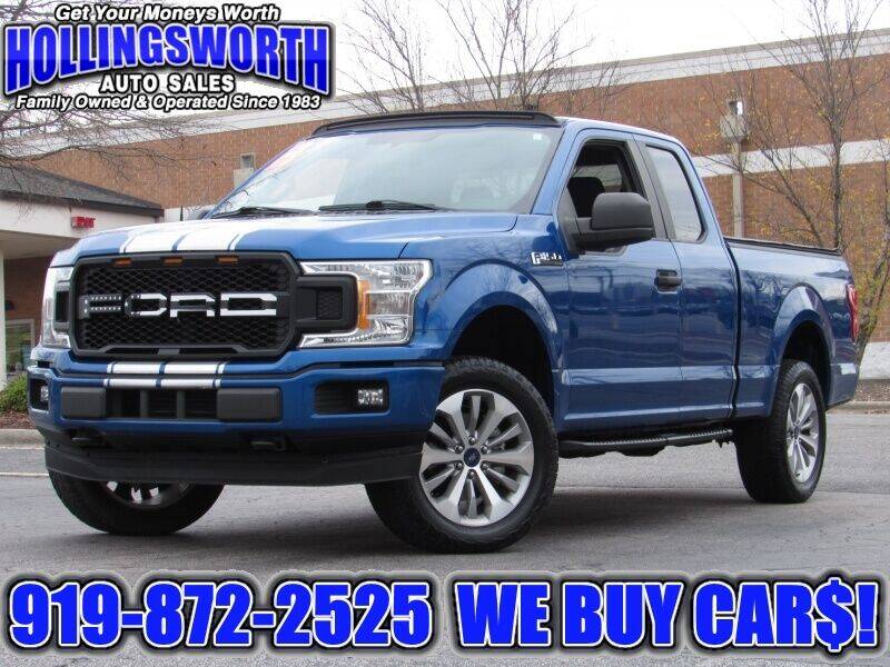 2018 Ford F-150 for sale at Hollingsworth Auto Sales in Raleigh NC
