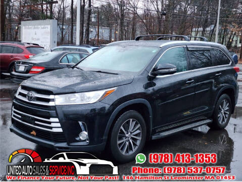 2017 Toyota Highlander for sale at United Auto Sales & Service Inc in Leominster MA