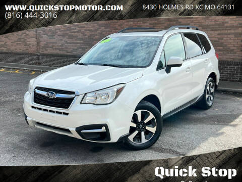 2017 Subaru Forester for sale at Quick Stop Motors in Kansas City MO