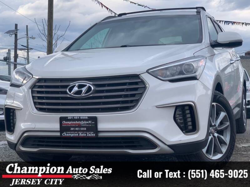2017 Hyundai Santa Fe for sale at CHAMPION AUTO SALES OF JERSEY CITY in Jersey City NJ