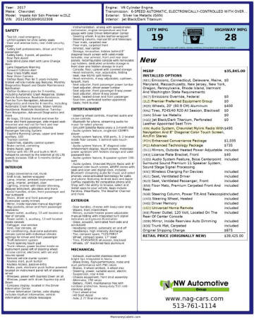 2017 Chevrolet Impala Premier