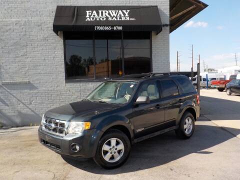 2008 Ford Escape for sale at FAIRWAY AUTO SALES, INC. in Melrose Park IL