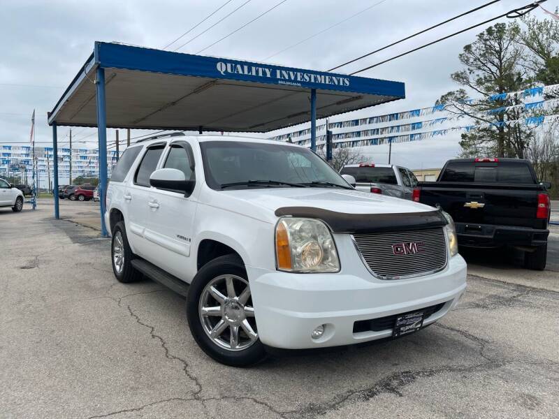 2007 GMC Yukon for sale at Quality Investments in Tyler TX