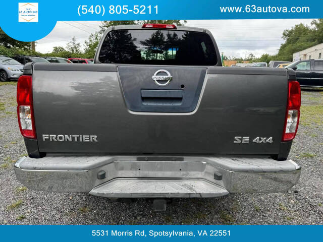 2007 Nissan Frontier for sale at 63 Auto Inc in Spotsylvania, VA