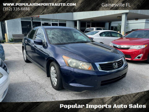2010 Honda Accord for sale at Popular Imports Auto Sales in Gainesville FL
