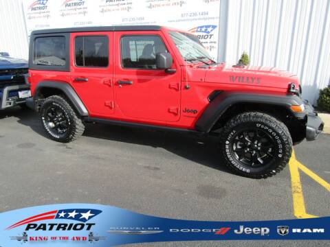 2021 Jeep Wrangler Unlimited for sale at PATRIOT CHRYSLER DODGE JEEP RAM in Oakland MD