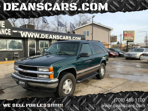 1996 Chevrolet Tahoe for sale at DEANSCARS.COM in Bridgeview IL